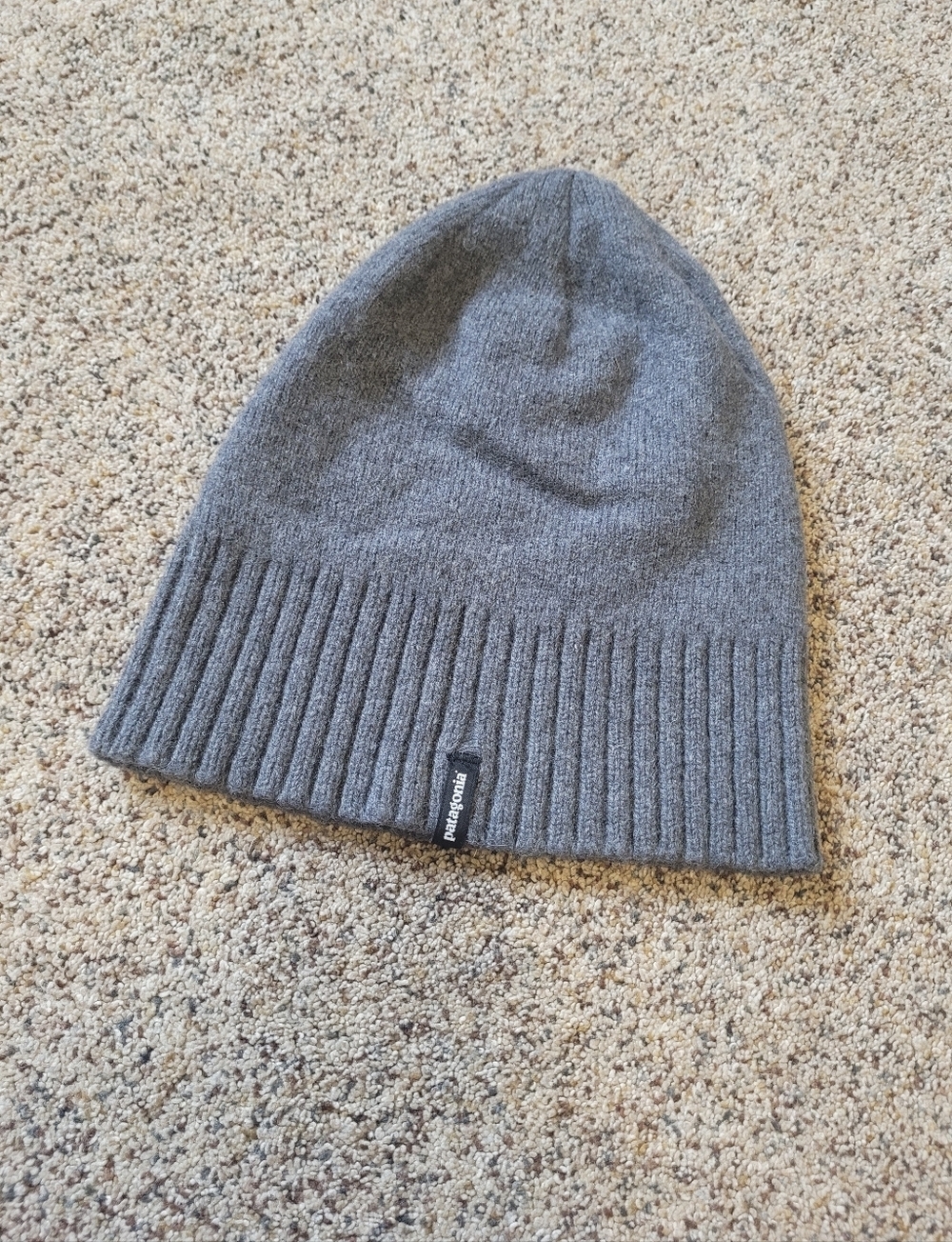 Patagonia Mens Grey Beanie Hat